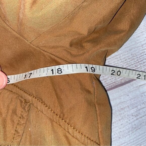 Urban outfitters members only X full zip & lined winter coat tan size XS women - Picture 12 of 16